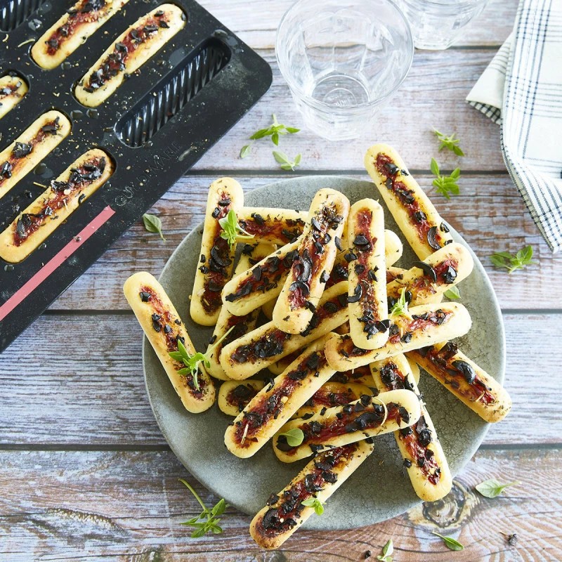Moule à madeleines allongées